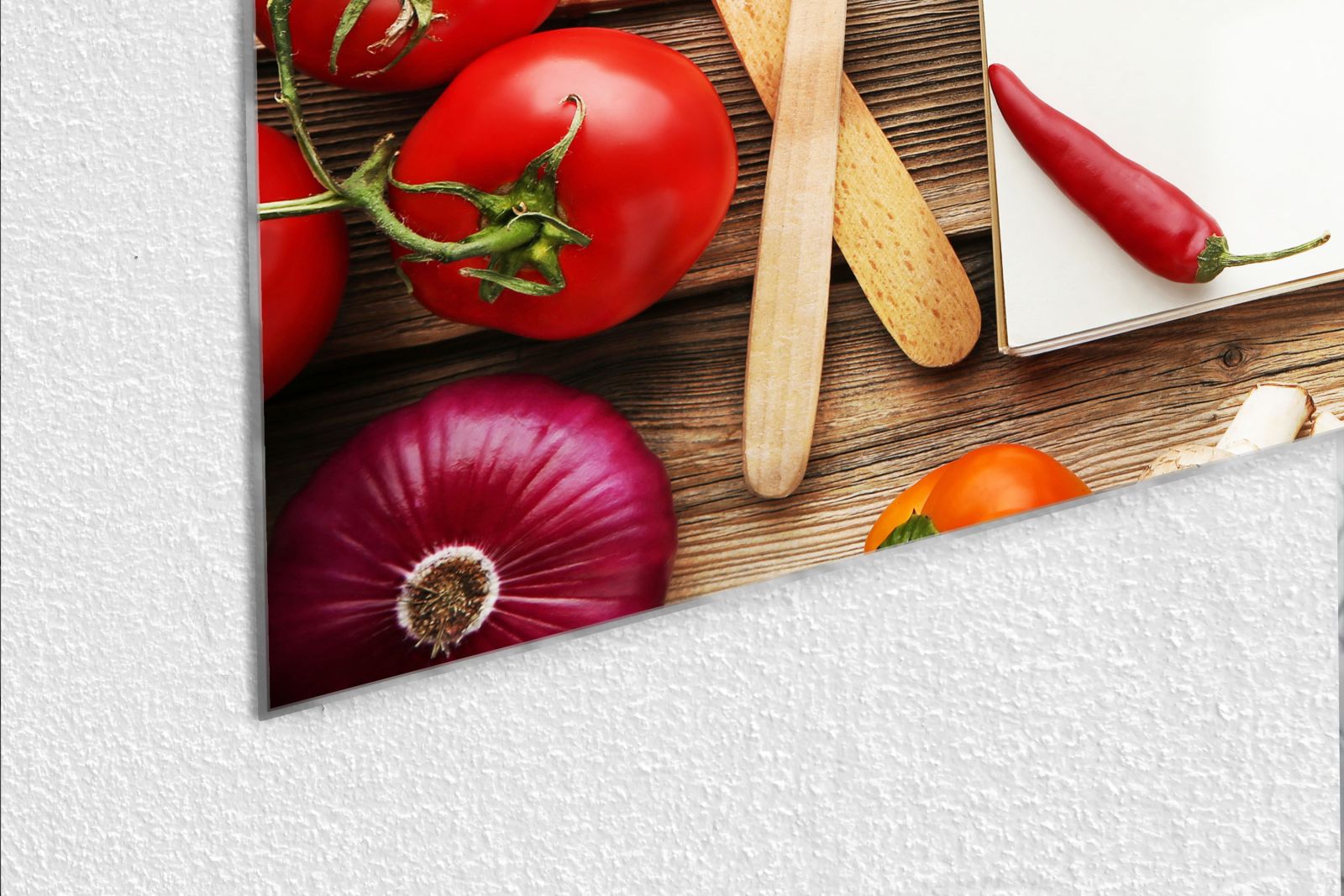 Mydesignglas Glas Whiteboard - Zutaten Notizbuch – magnetisch, kratzfest & rahmenlos