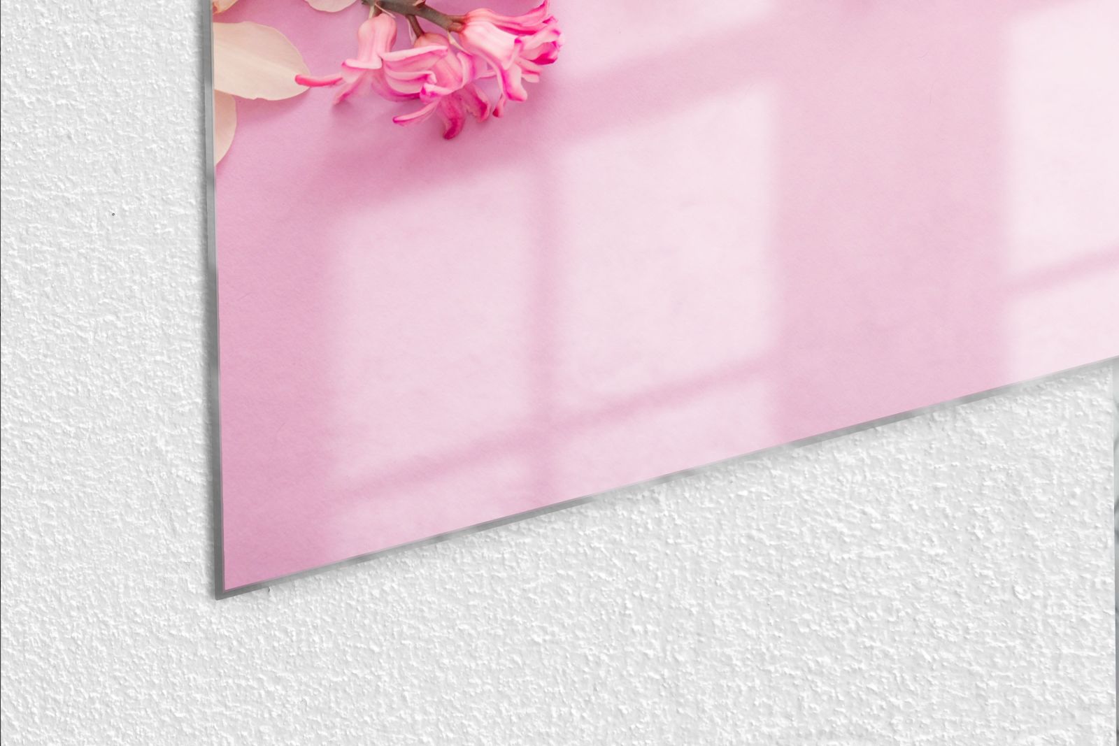Mydesignglas Glas Whiteboard - Frühlingsblumen – magnetisch, kratzfest & rahmenlos
