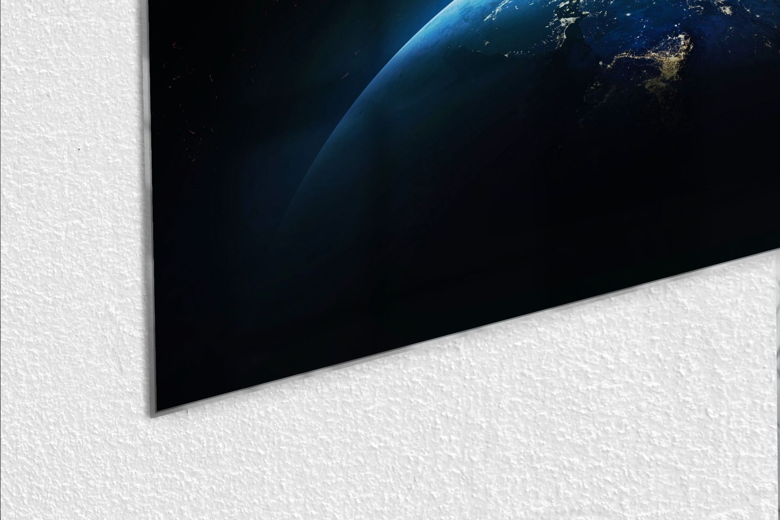 Mydesignglas Glas Whiteboard - Planet Erde – magnetisch, kratzfest & rahmenlos