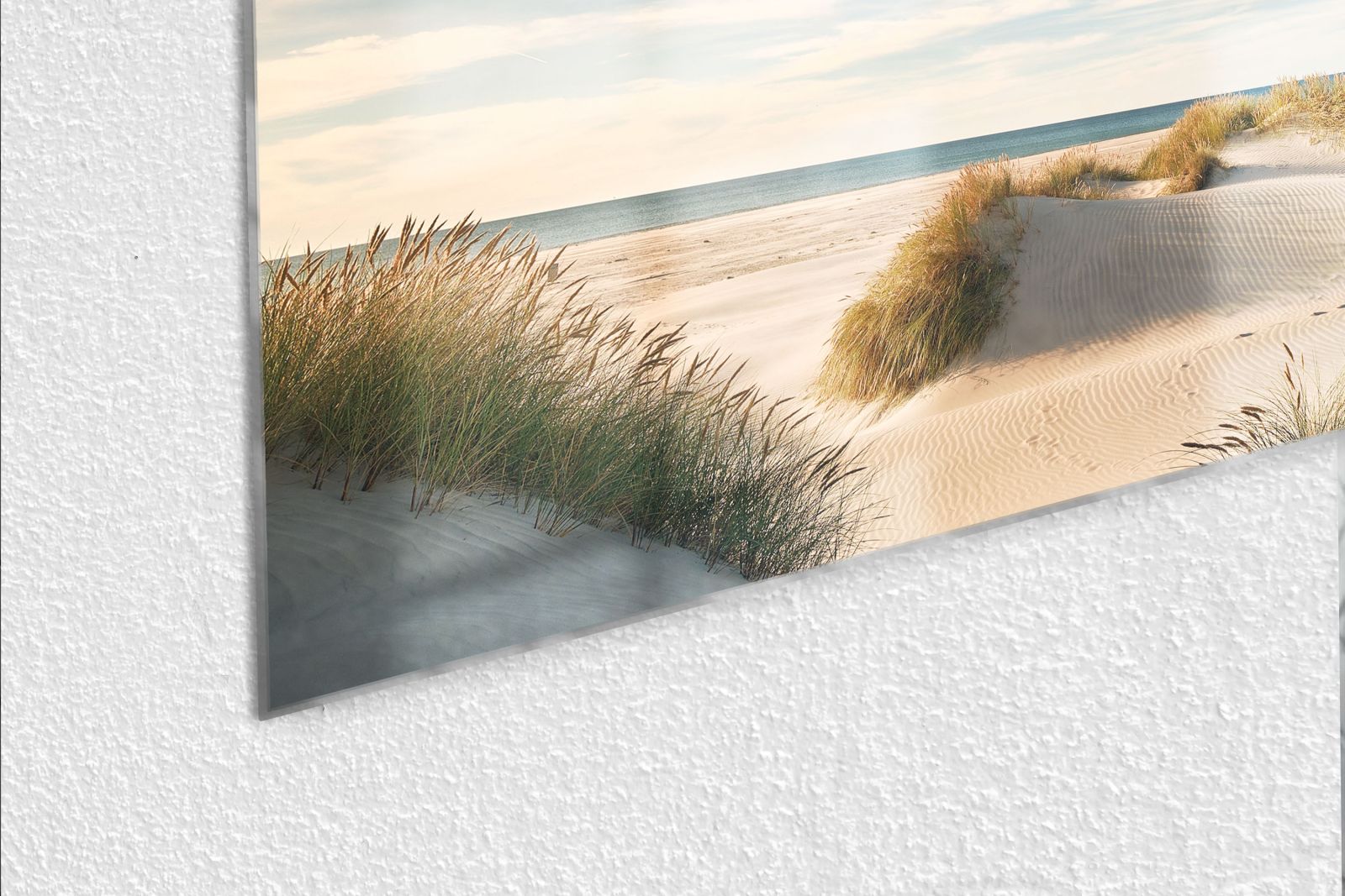 Mydesignglas Glas Whiteboard - Strandmotiv - magnetisch & kratzfest