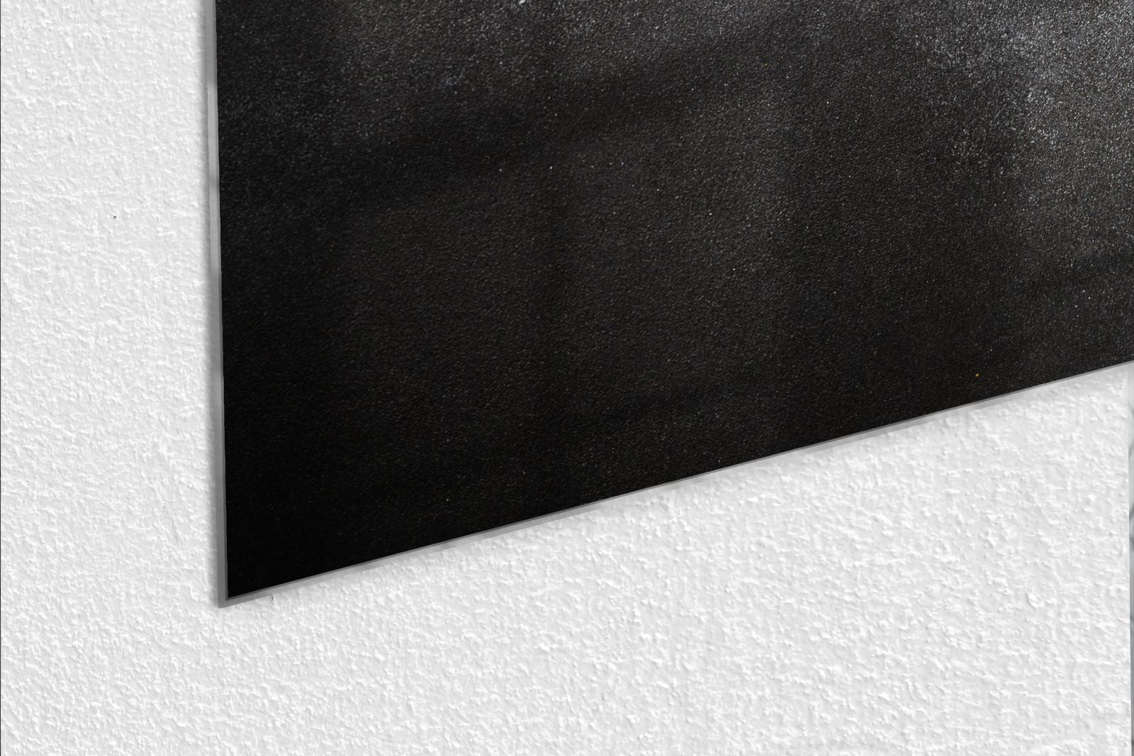 Mydesignglas Glas Whiteboard - Zutaten auf schwarzem Tisch – magnetisch, kratzfest & rahmenlos