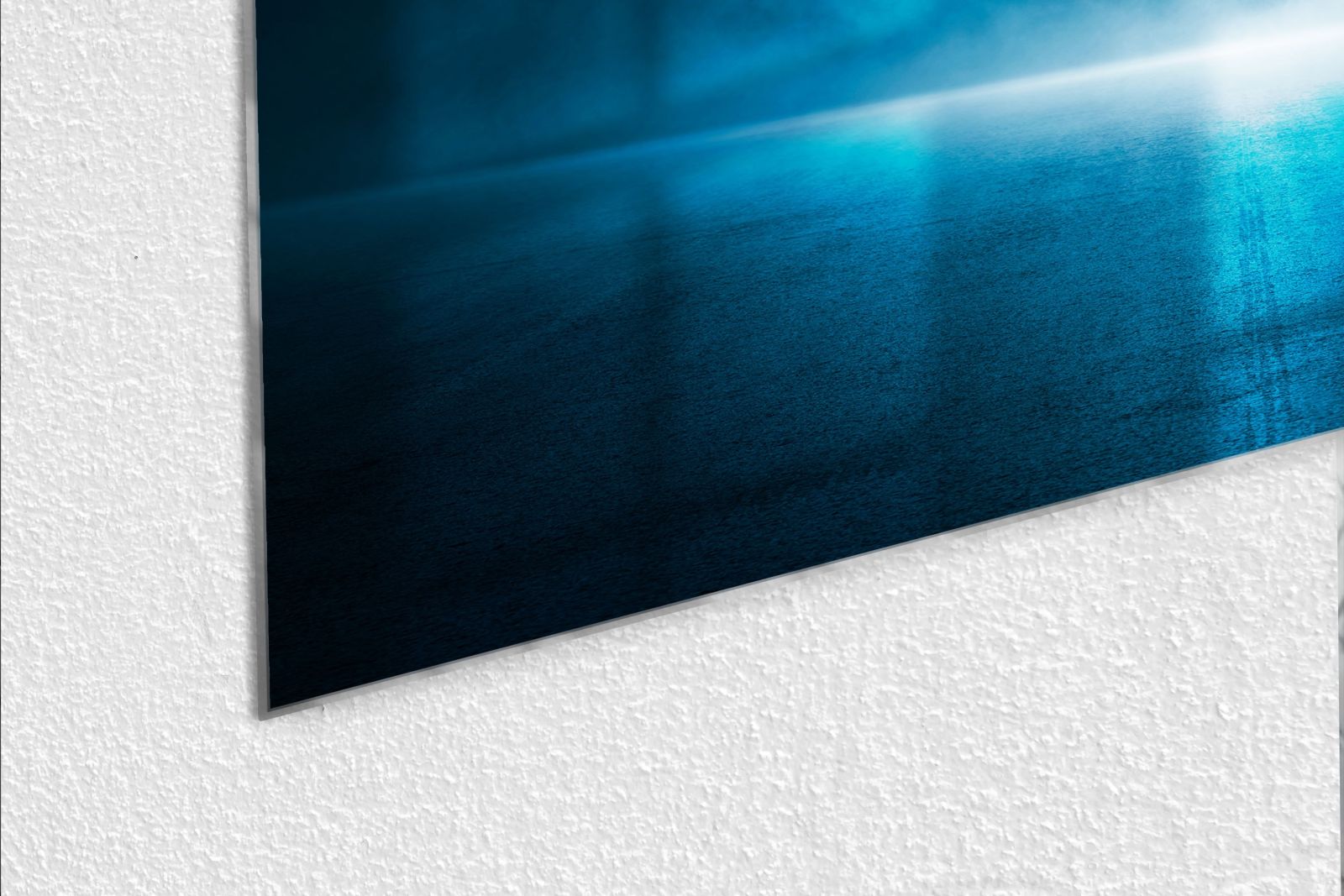 Mydesignglas Glas Whiteboard - Dunkelblauer Hintergrund – magnetisch, kratzfest & rahmenlos