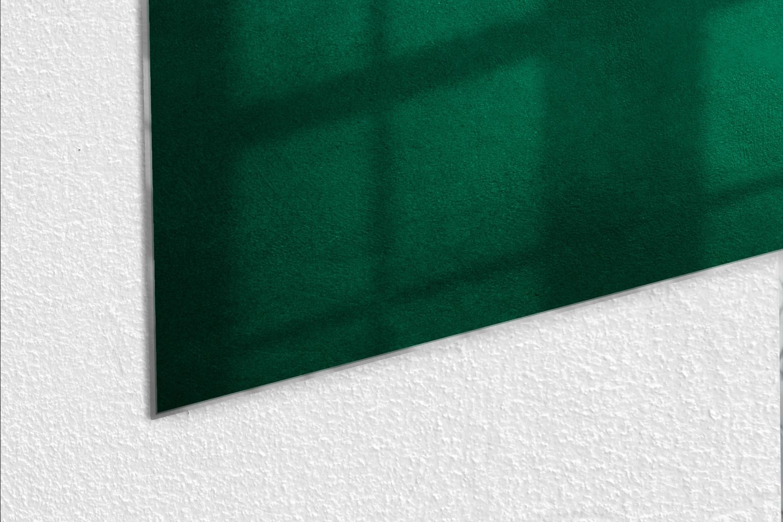 Mydesignglas Glas Whiteboard - Magnettafel – abstraktes Grün