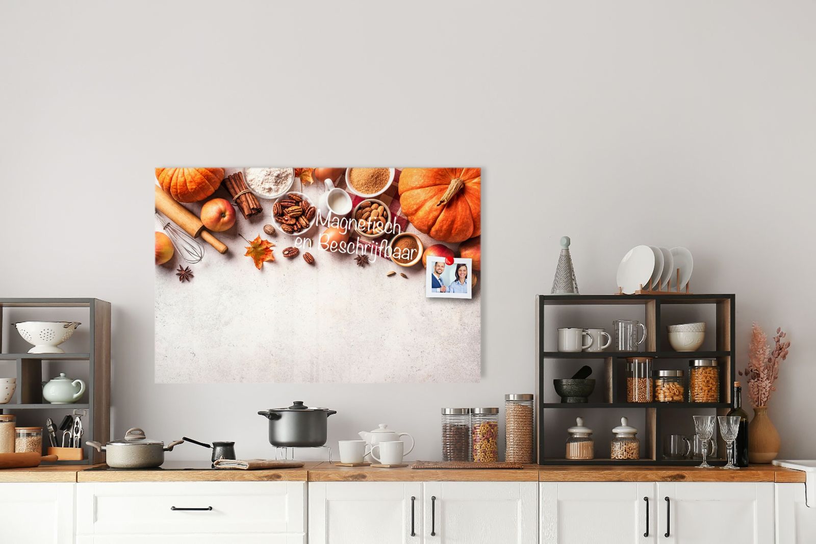 Mydesignglas Glas Whiteboard - Herbstliche Zutaten – magnetisch, kratzfest & rahmenlos