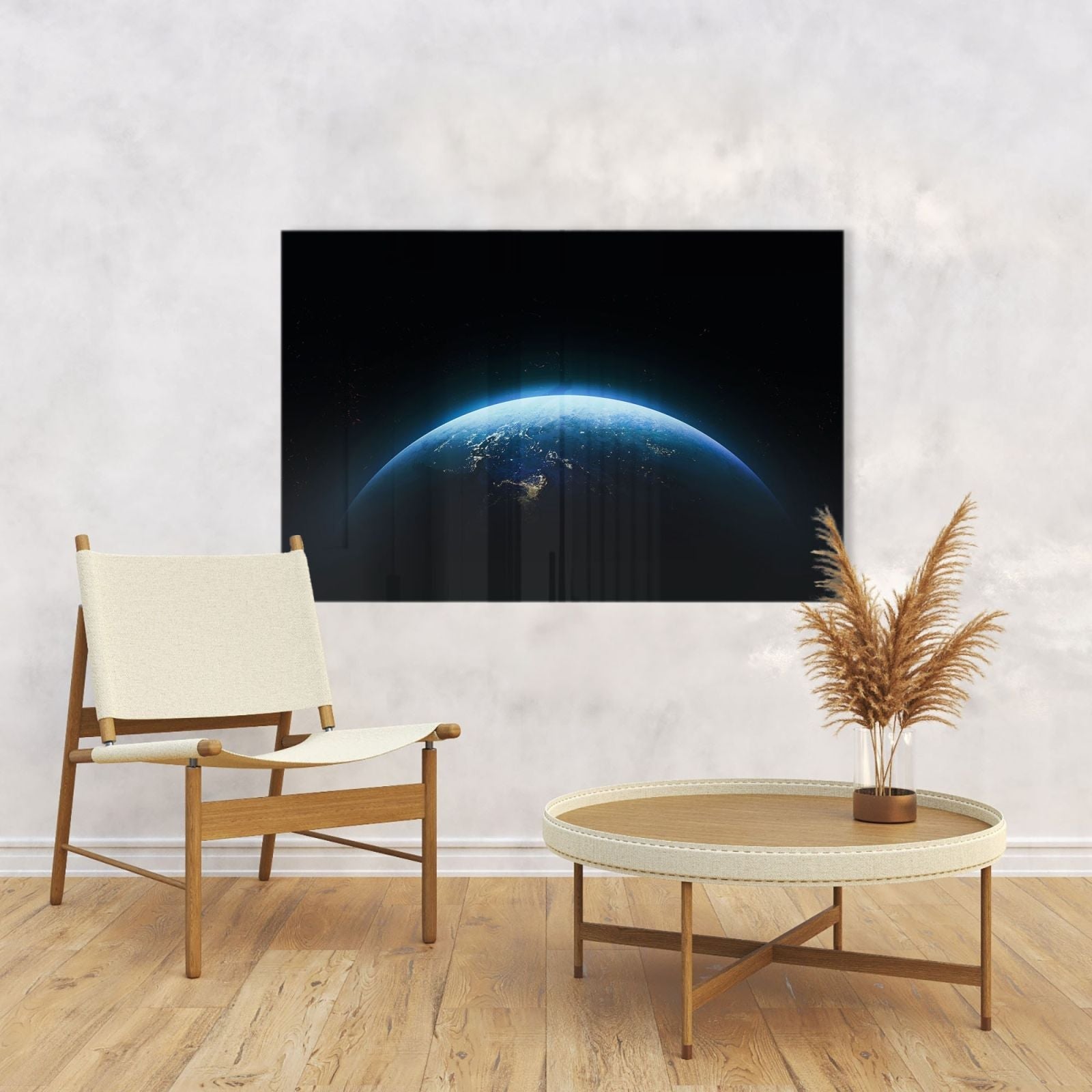 Mydesignglas Glas Whiteboard - Planet Erde – magnetisch, kratzfest & rahmenlos