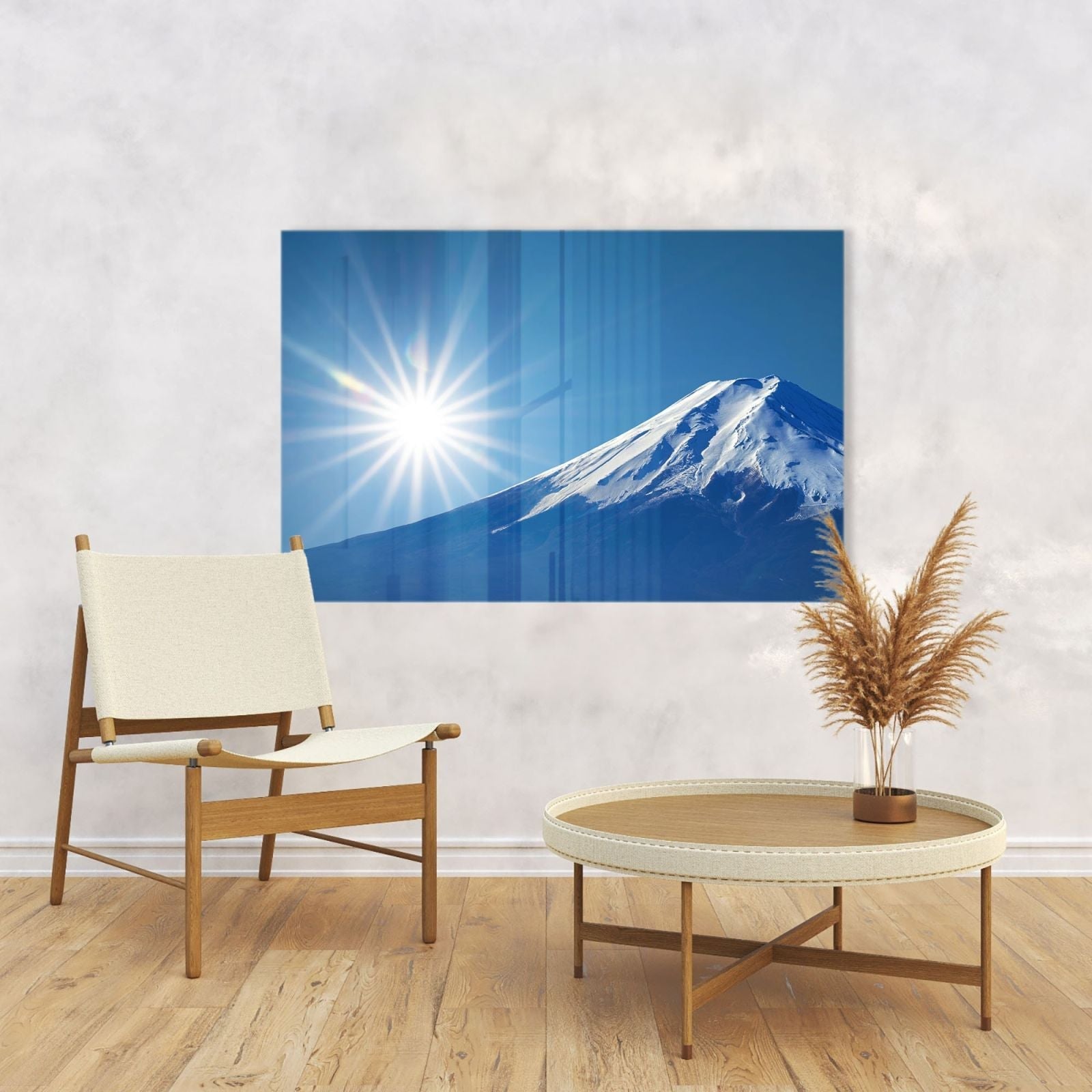 Mydesignglas Glas Whiteboard - Berg Fuji – magnetisch, kratzfest & rahmenlos