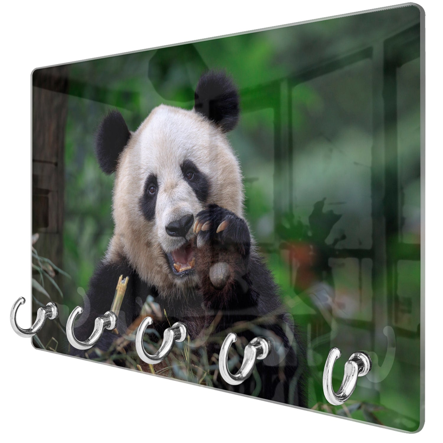 Schlüsselbrett Glücklicher Panda