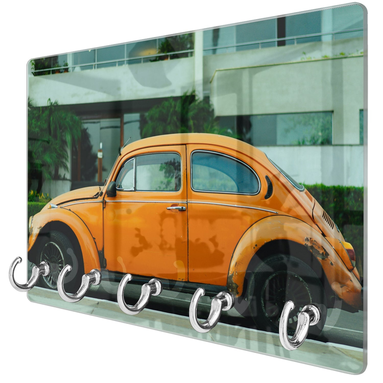 Schlüsselbrett Gelber VW Käfer