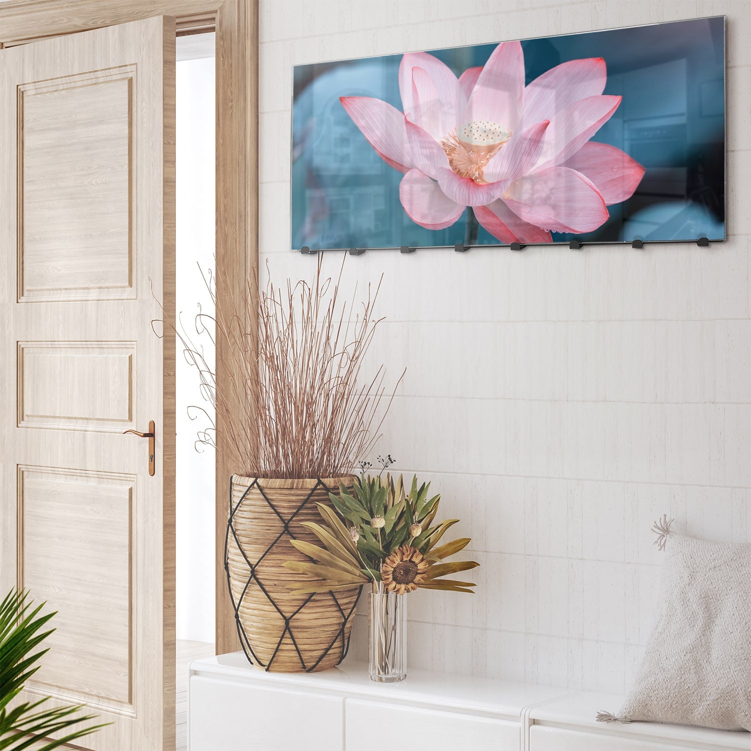 Wandgarderobe Lotusblume