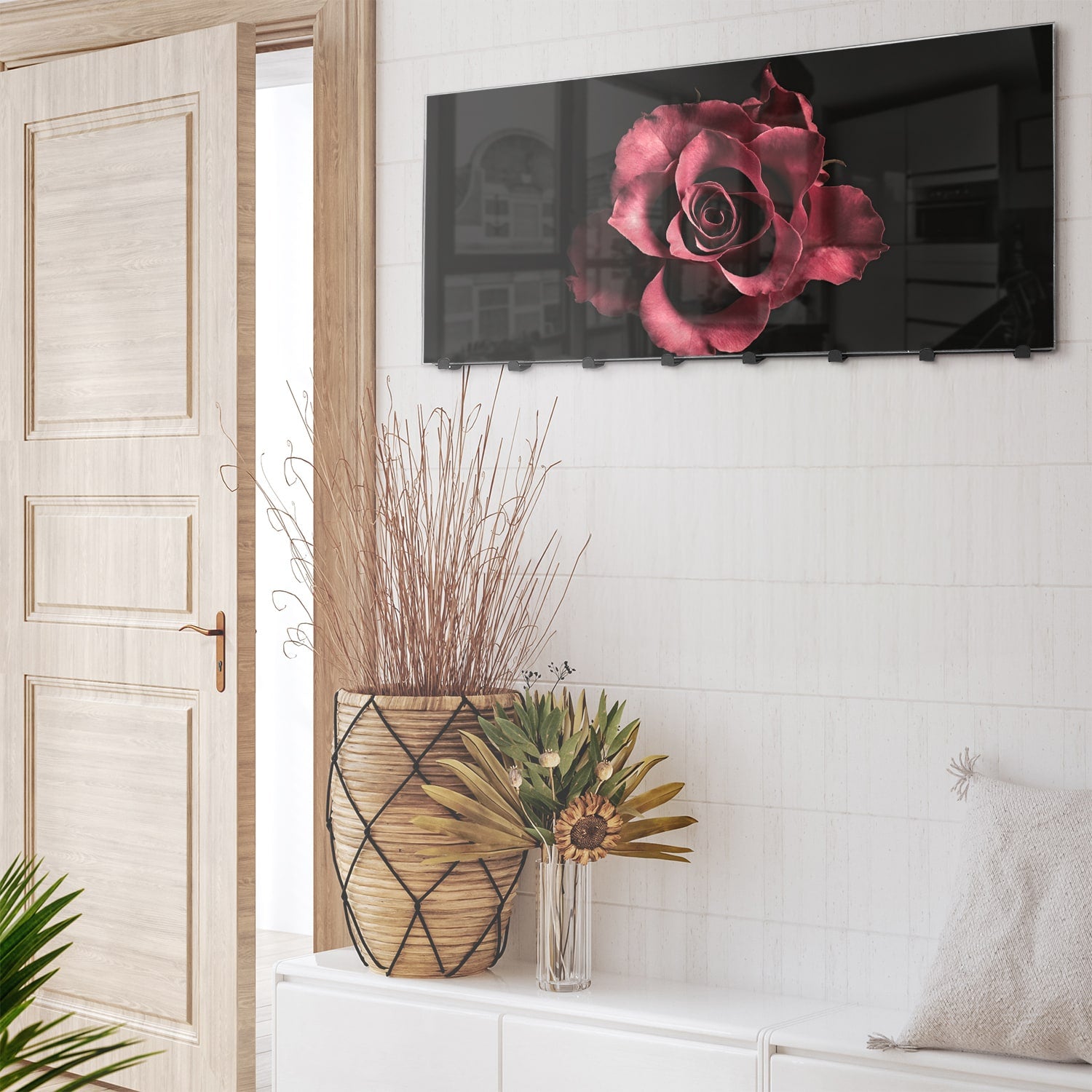 Wandgarderobe Samtige Rose