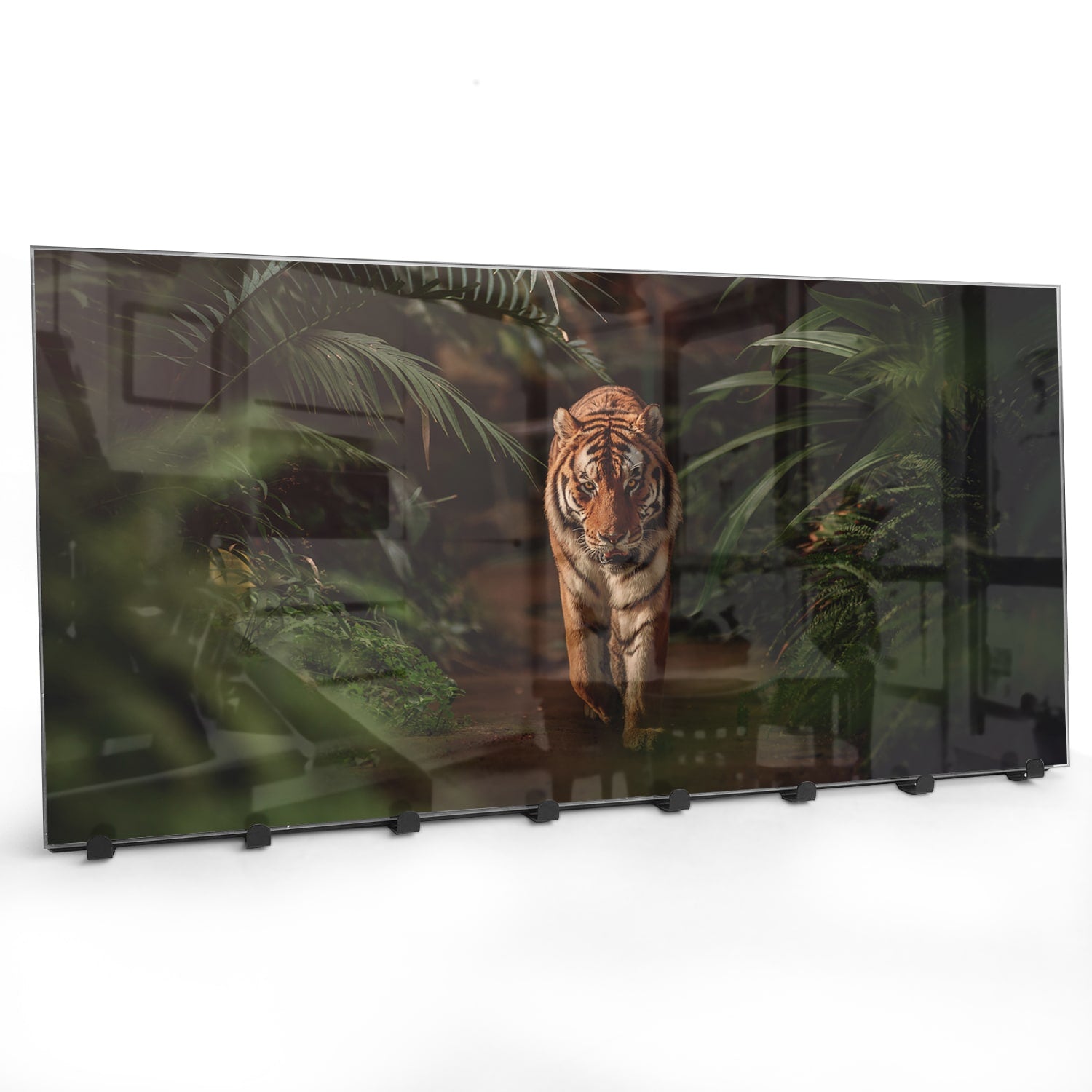 Wandgarderobe Tiger im Wald