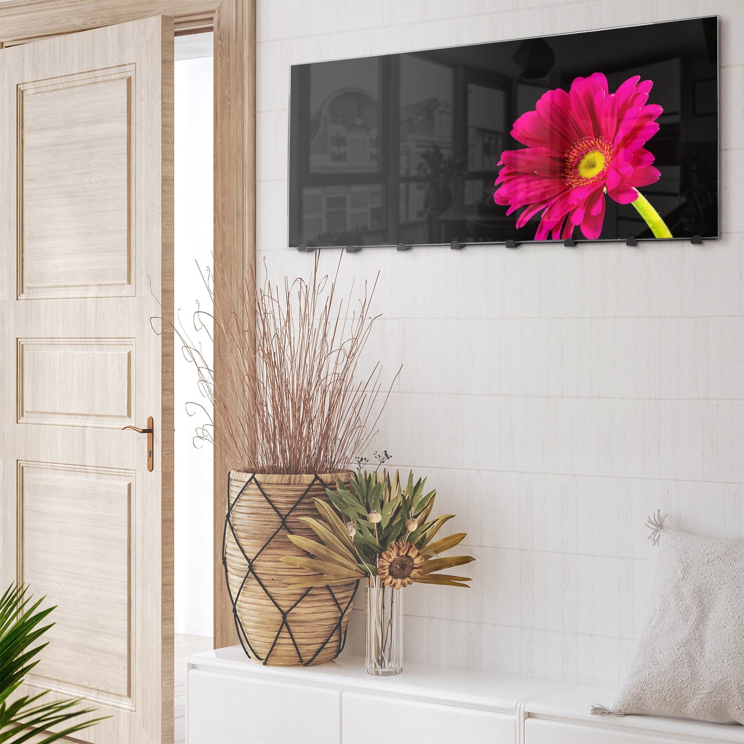 Wandgarderobe Strahlende Gerbera