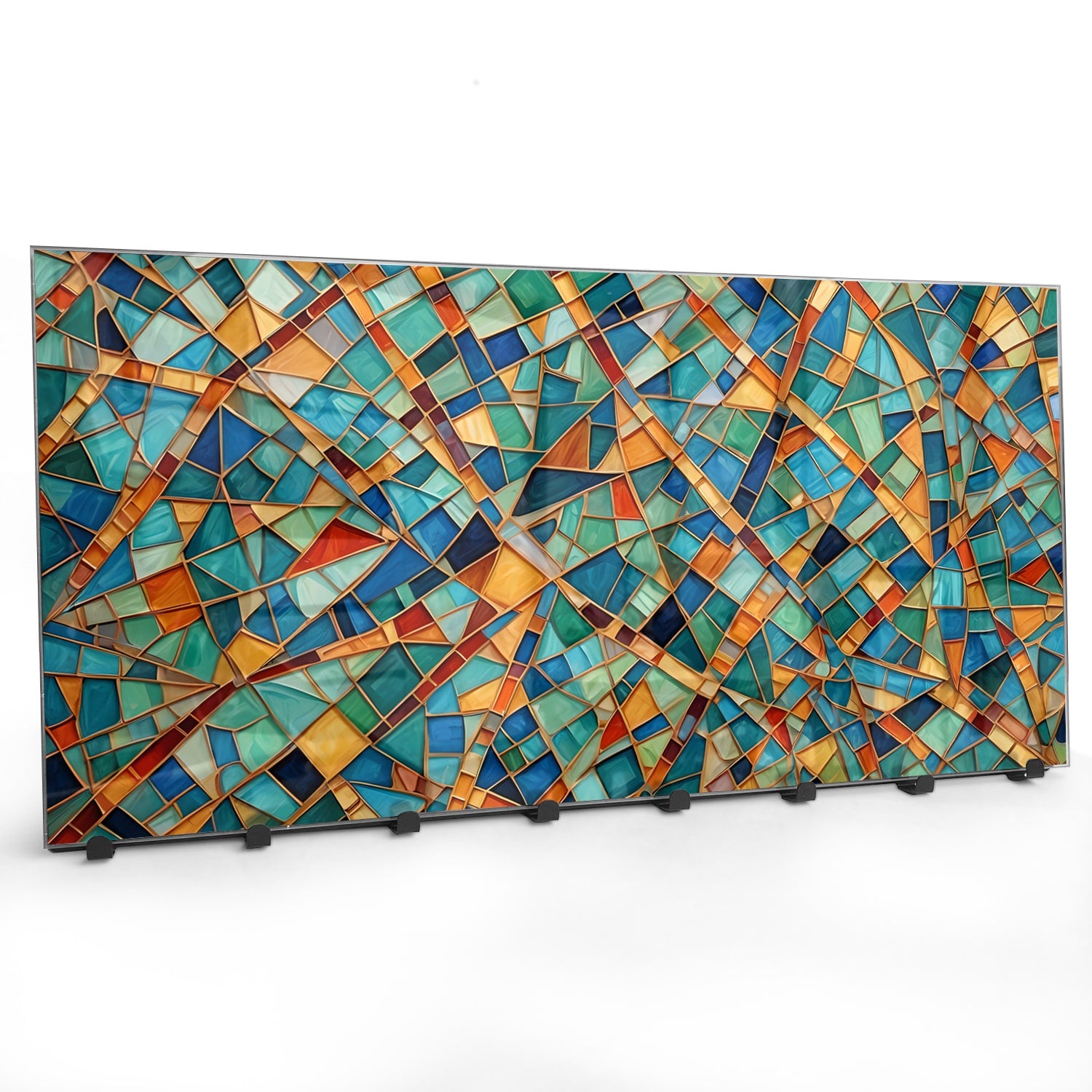 Wandgarderobe Mosaik-Textur