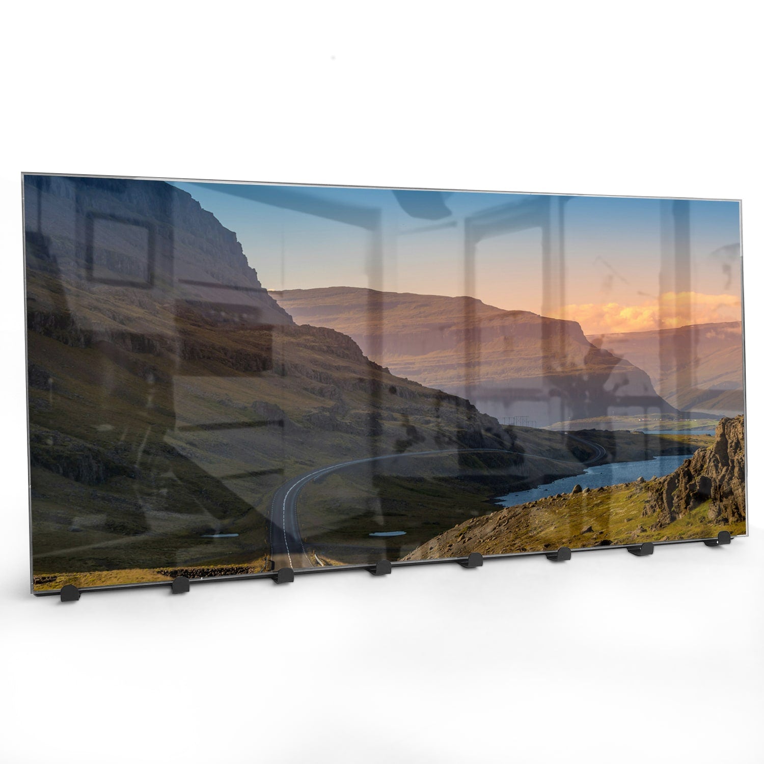 Wandgarderobe Kurvenreiche Straße durch die Berge