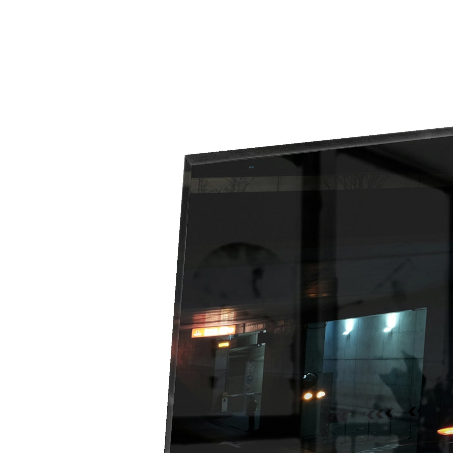 Wandgarderobe Lichtspuren im Dunkeln