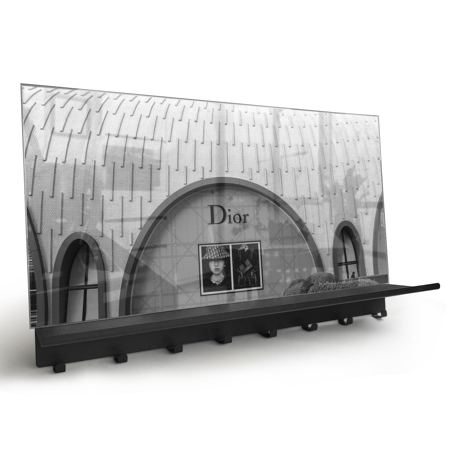 Wandgarderobe Dior-Geschäft