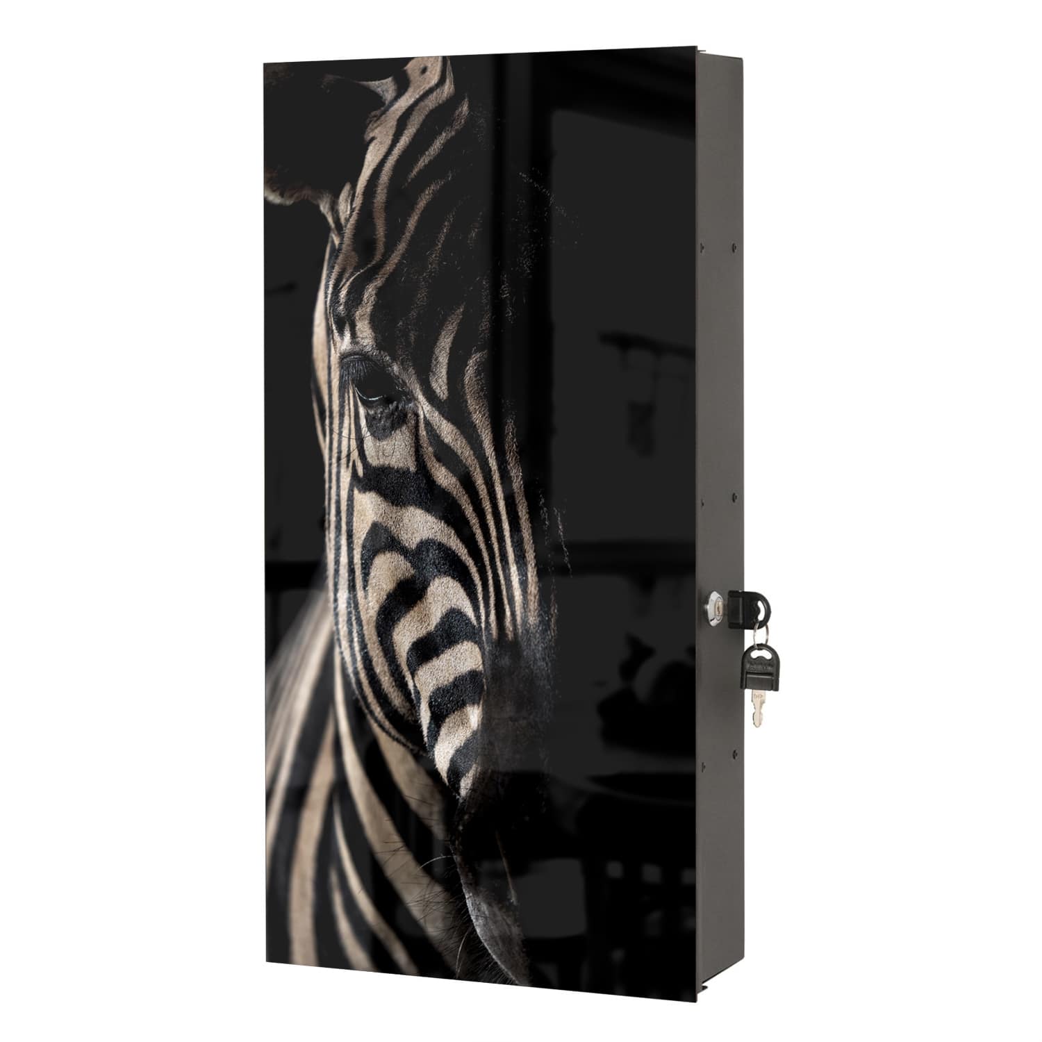 Medizinschrank Zebra im Dunkeln