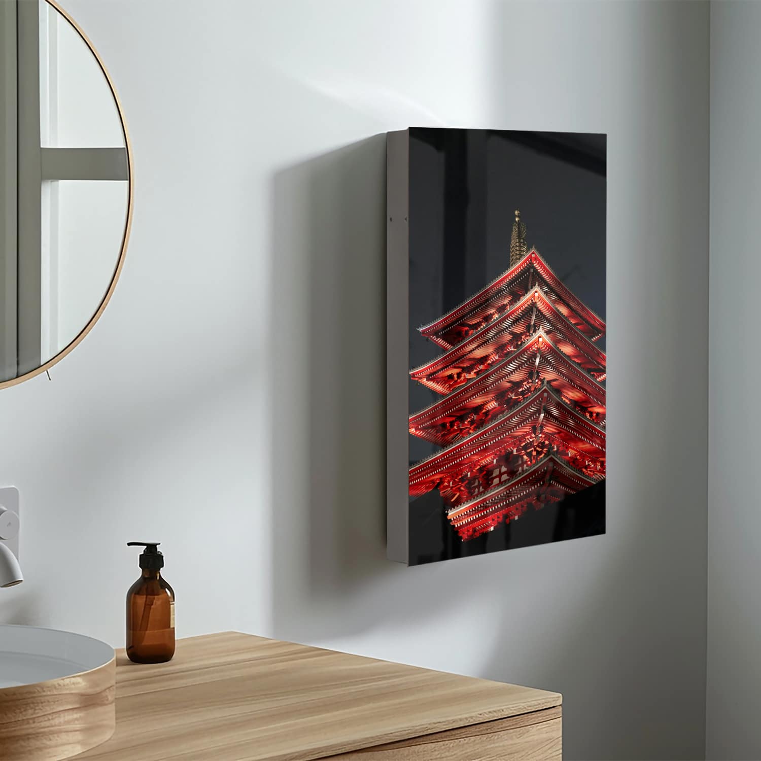 Medizinschrank Abend in Japan –