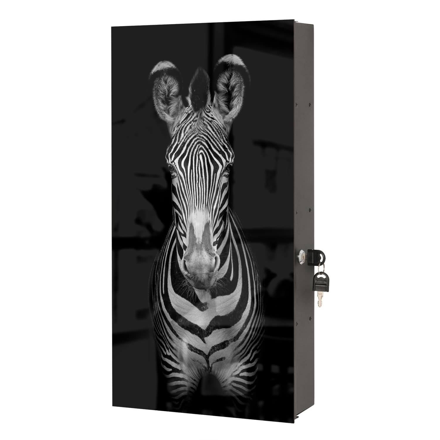 Medizinschrank Zebraporträt