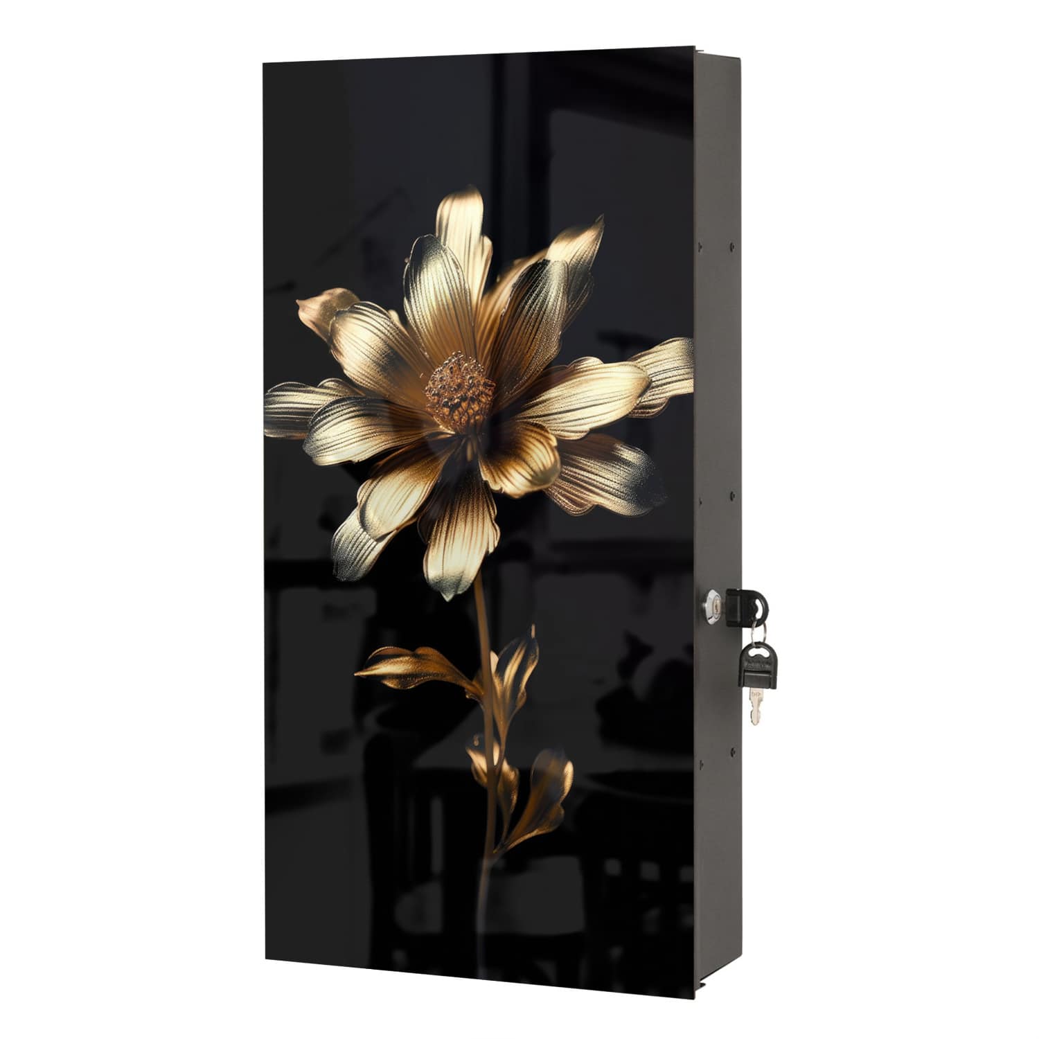 Medizinschrank Mystische goldene Blume