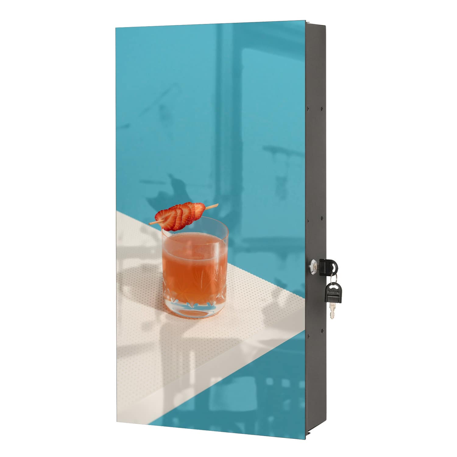 Medizinschrank Erdbeercocktail