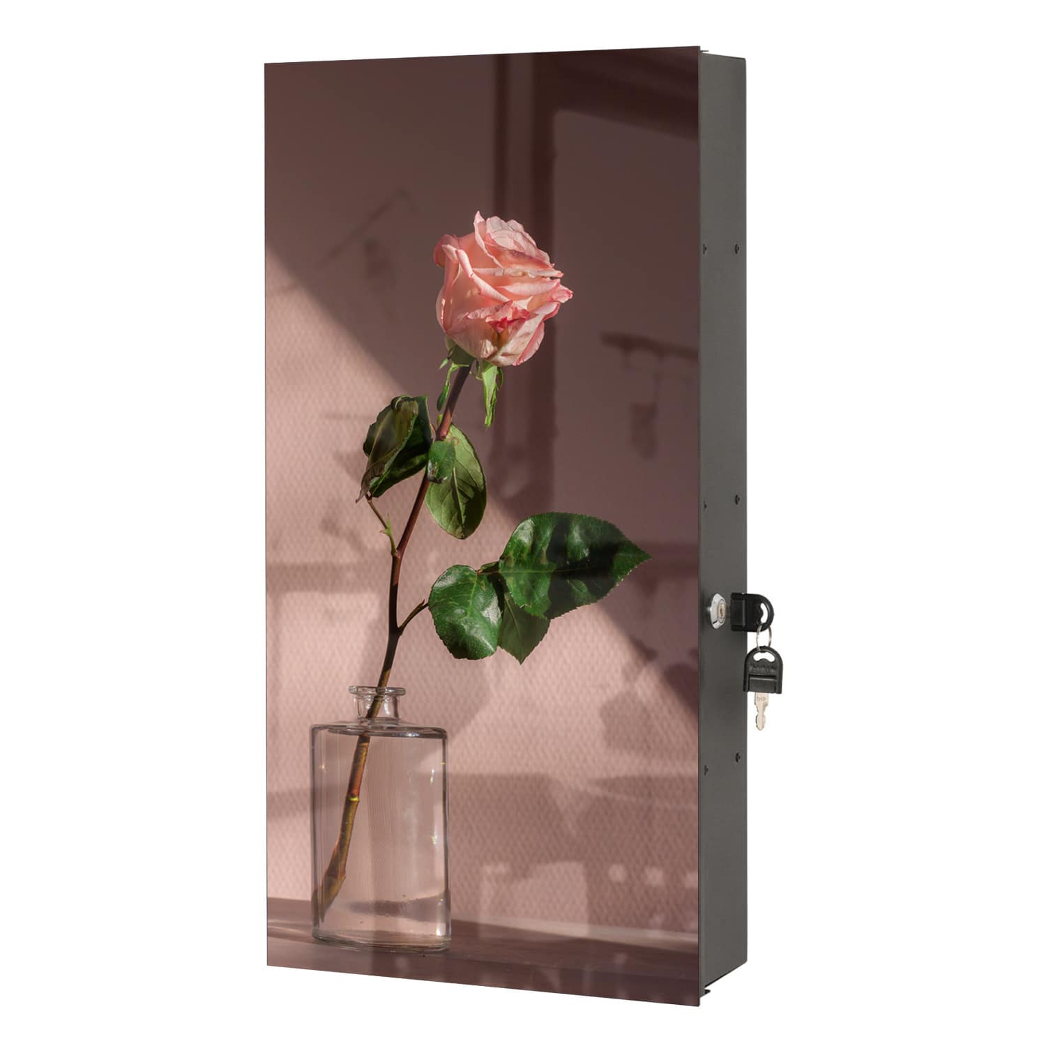 Medizinschrank Rose in Vase