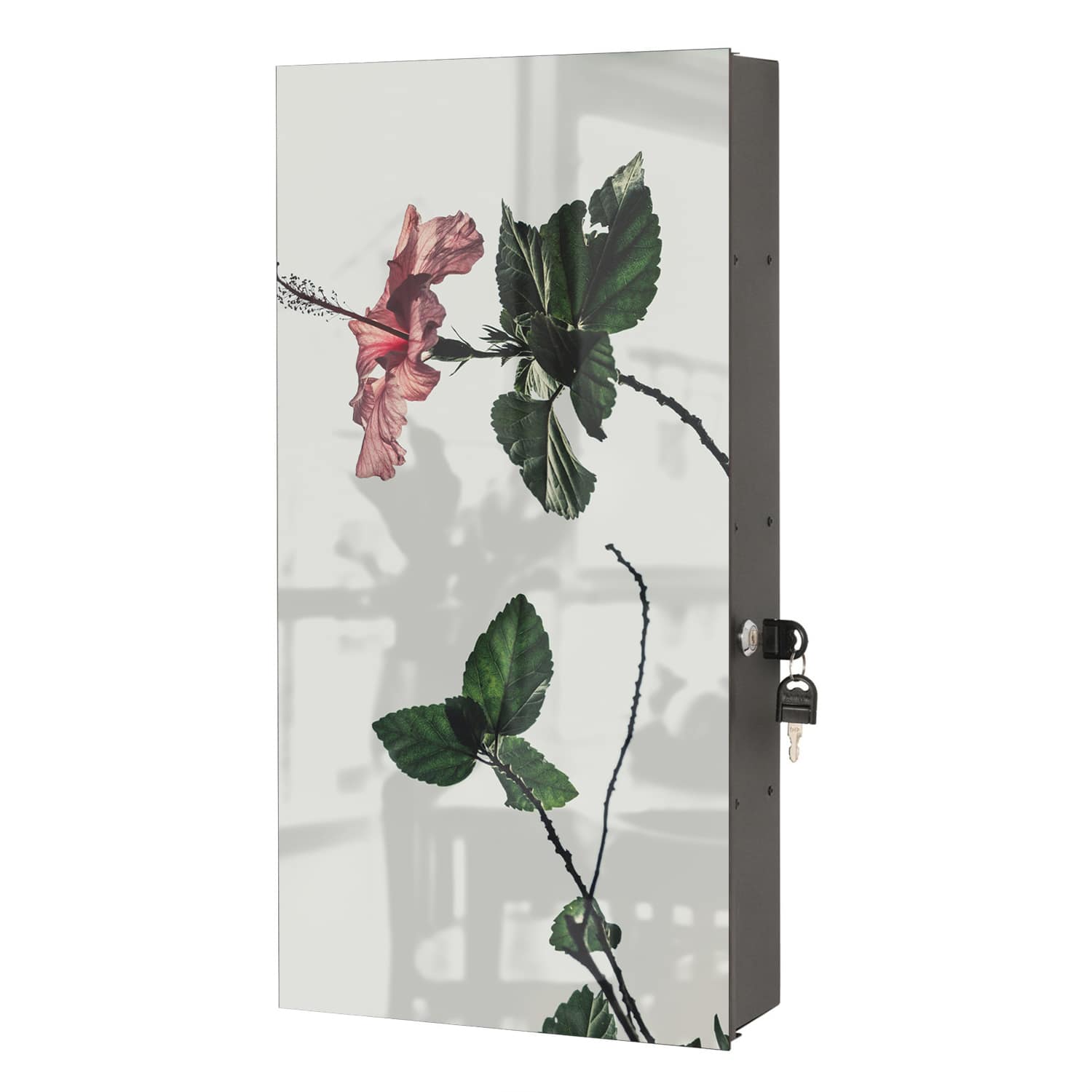 Medizinschrank Eleganter Hibiskus