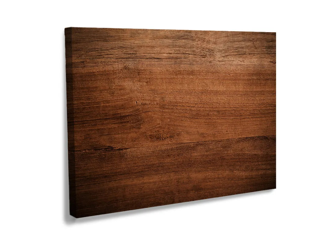 Kork-Pinnwände auf Leinwand mit dunkle walnuss-holzstruktur – Format 120 × 80 cm