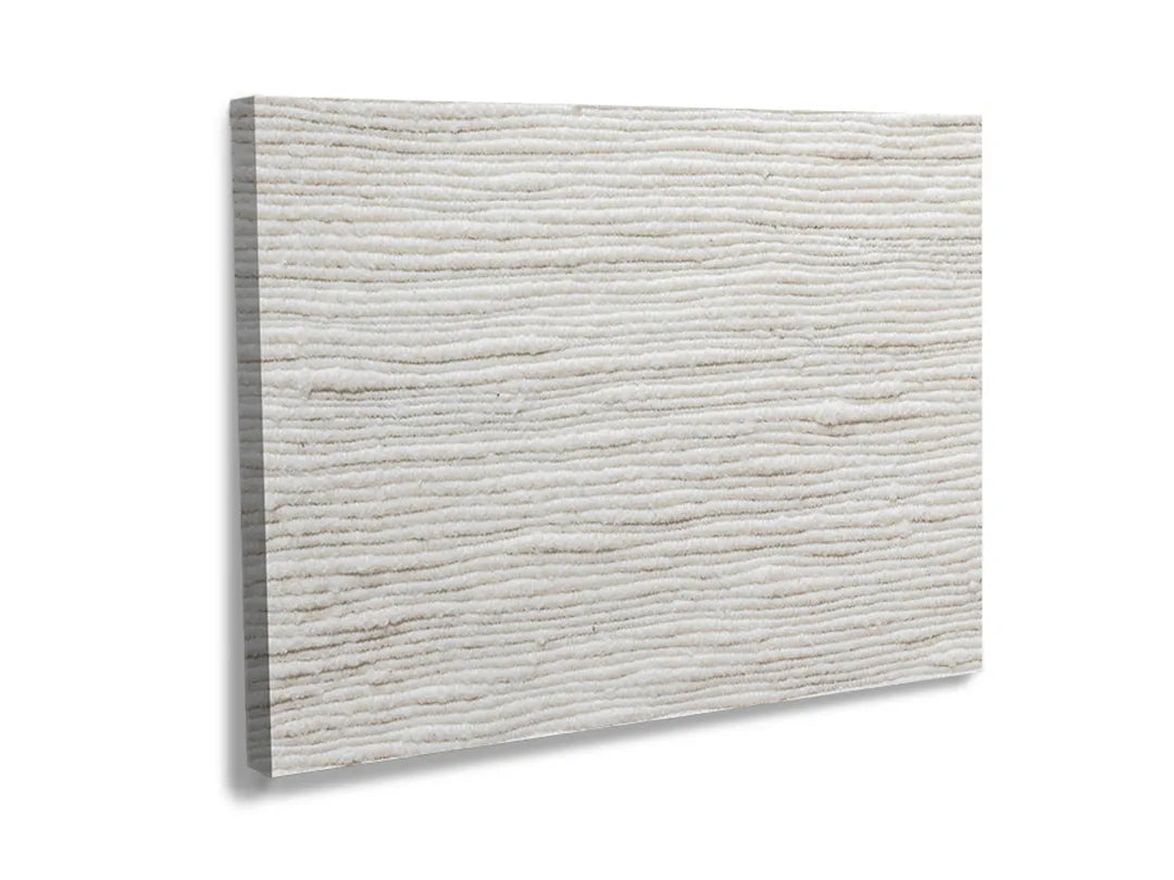 Kurkborden op canvas met wit verweerd hout – formaat 120 × 80 cm