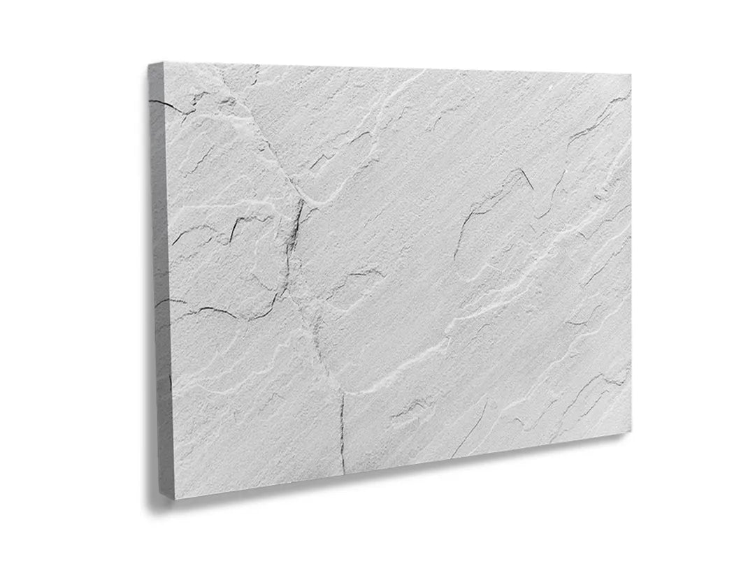 Kurkborden op canvas met witte pleisterstructuur – formaat 120 × 80 cm