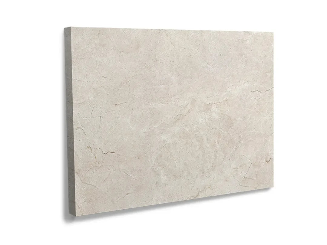 Kurkborden op canvas met lichte beige steenstructuur – formaat 120 × 80 cm