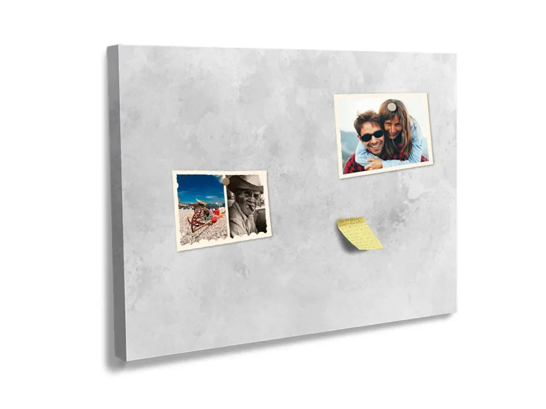 Kurkborden op canvas met lichte betonnen wandstructuur – formaat 60 × 40 cm