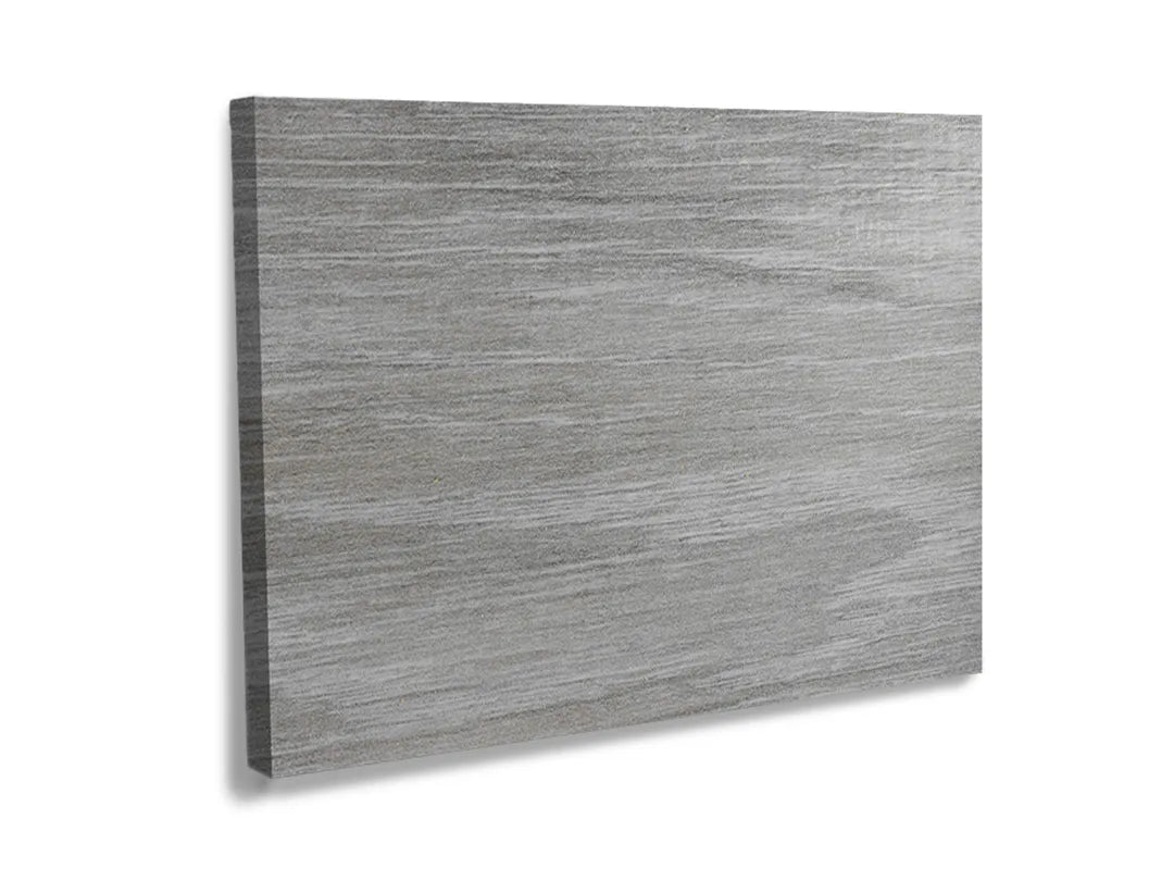 Kurkborden op canvas met grijze geborstelde metaalstructuur – formaat 120 × 80 cm