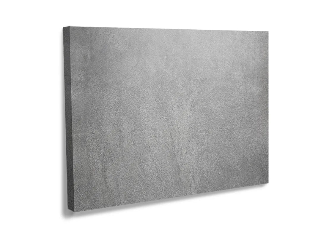 Kork-Pinnwände auf Leinwand mit hellgraue betonstruktur – Format 120 × 80 cm