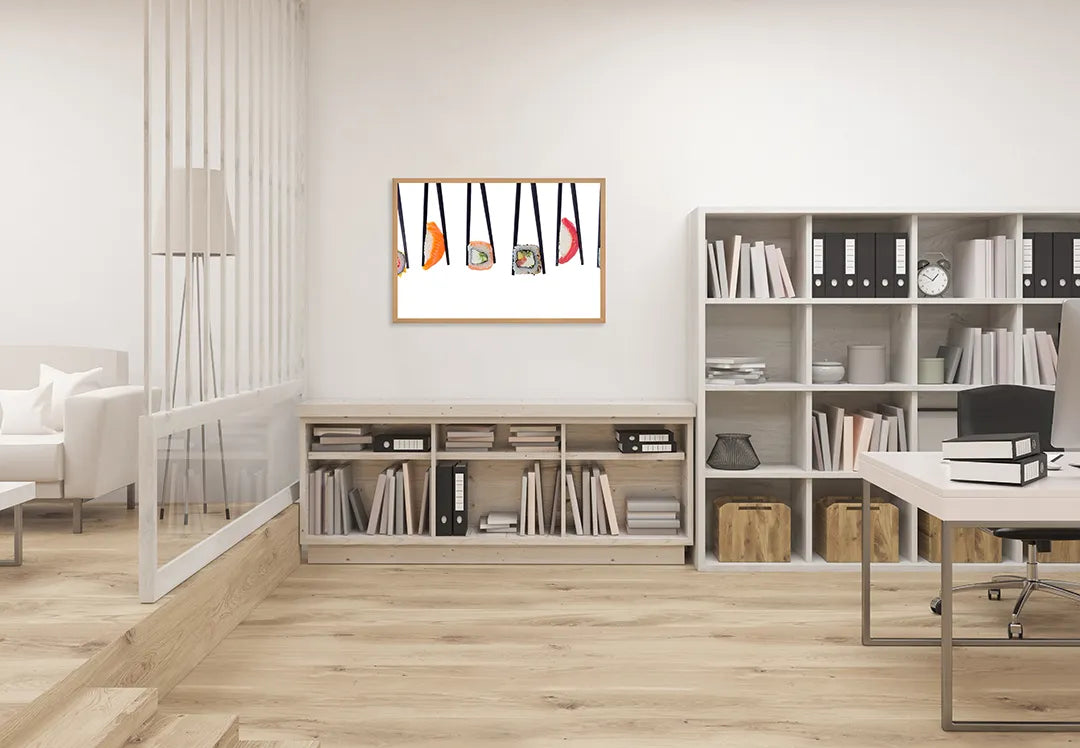 Metall Magnetboard mit hochwertigem Hangende Sushi Stukjes Design