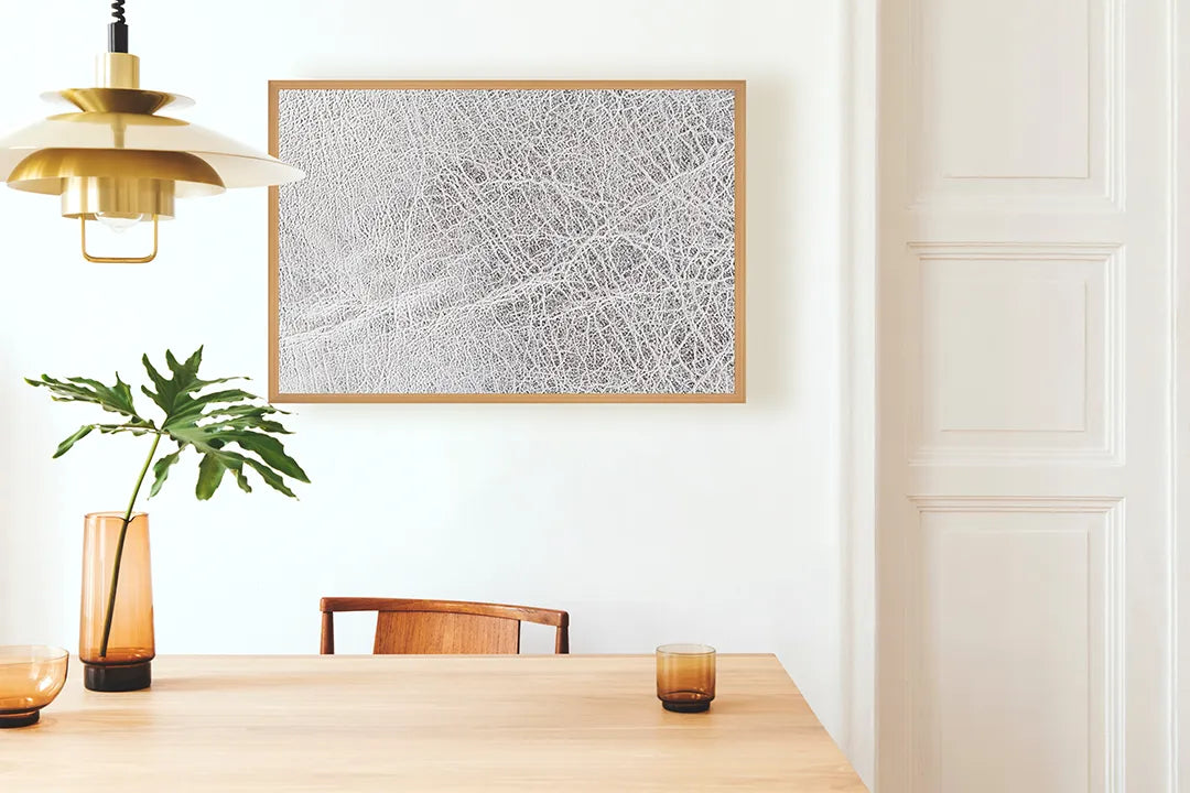 Metall Magnetboard mit hochwertigem Weiß Gebarsten Leer Of Textur Design
