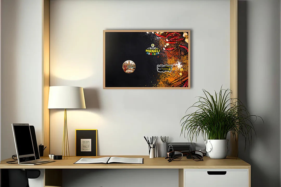 Metall Magnetboard mit hochwertigem Rote Pepers Und Kräuter Design