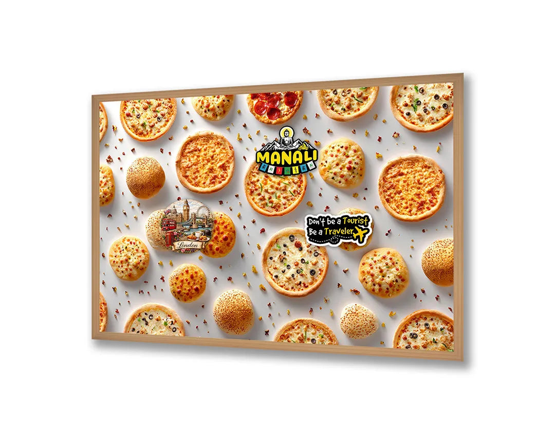 Metall Magnetboard mit hochwertigem Kleine Mini-Pizzen Muster Design
