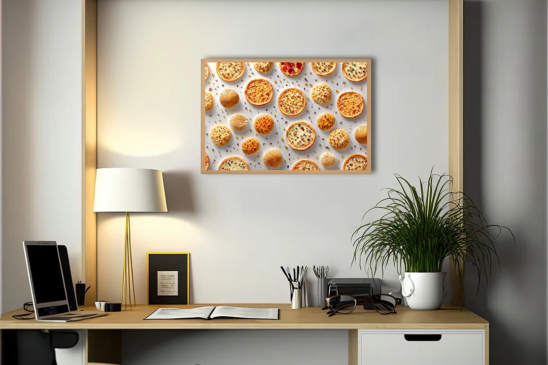 Metall Magnetboard mit hochwertigem Kleine Mini-Pizzen Muster Design