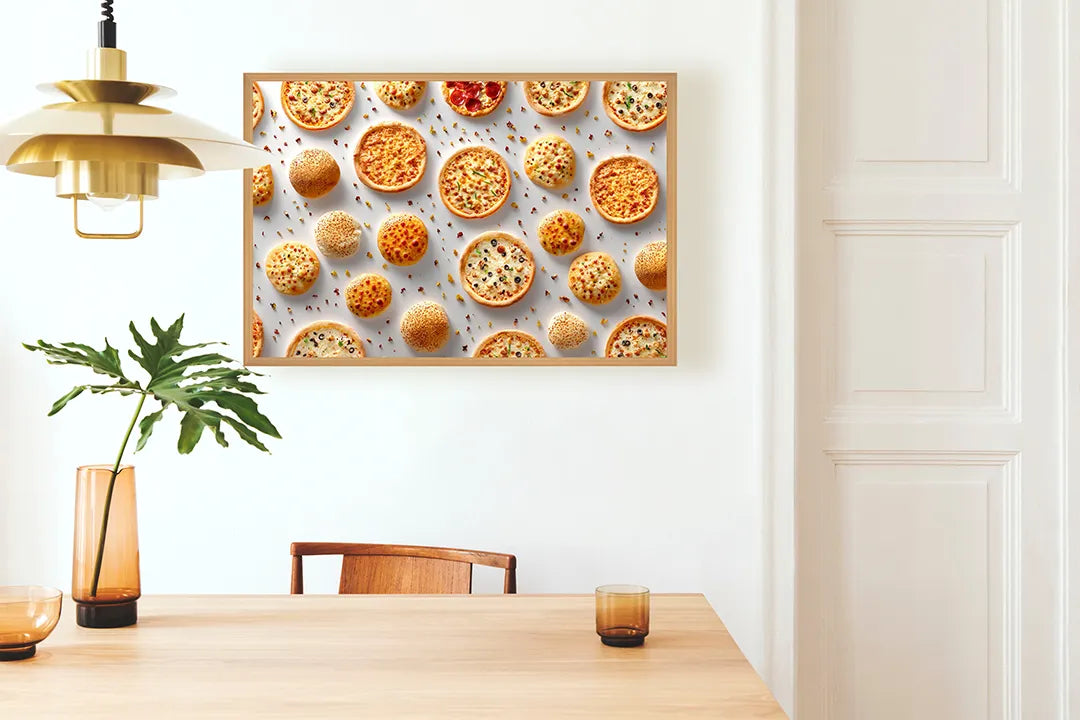 Metall Magnetboard mit hochwertigem Kleine Mini-Pizzen Muster Design