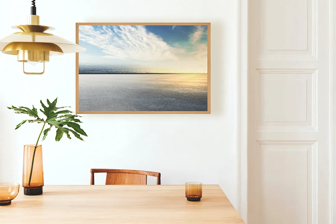 Metall Magnetboard mit hochwertigem Vlak Landschaft Mit Horizon Design