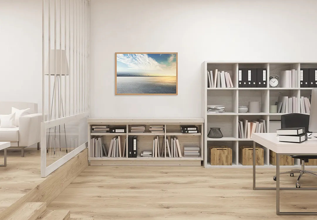 Metall Magnetboard mit hochwertigem Vlak Landschaft Mit Horizon Design