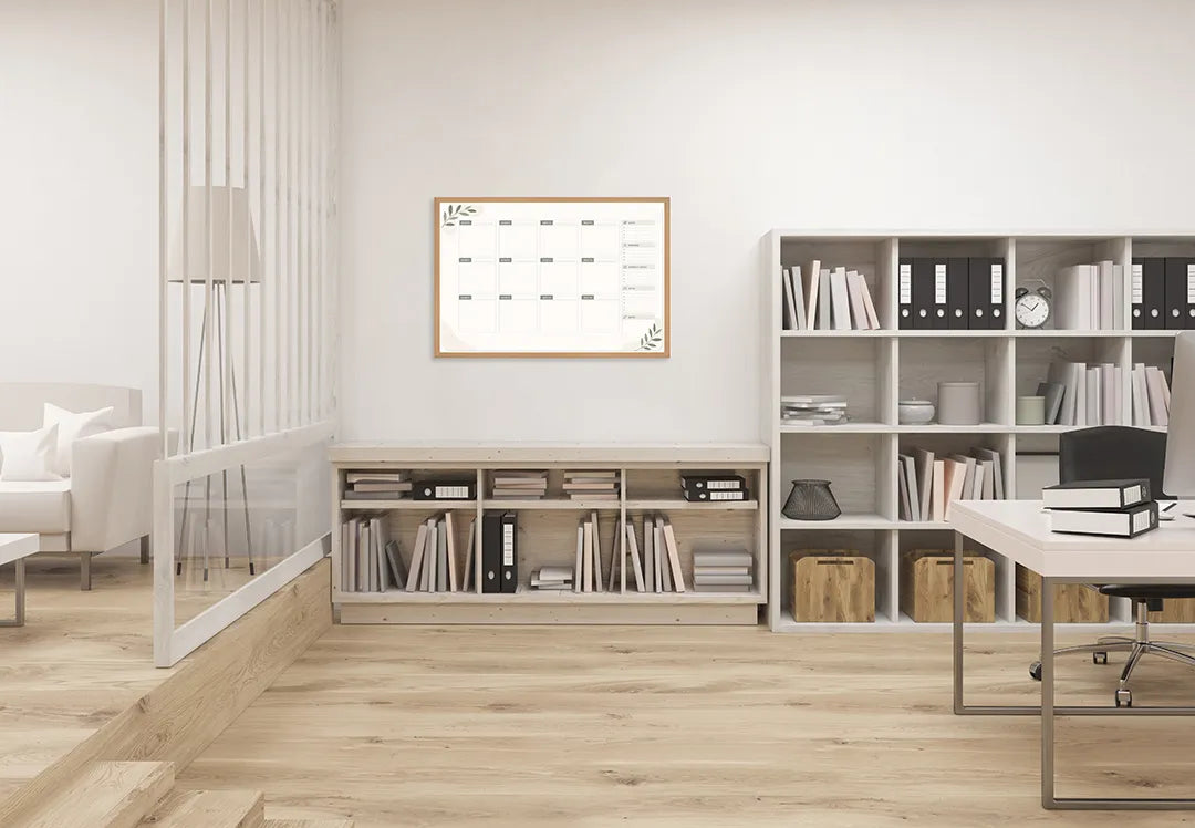 Metall Magnetboard mit hochwertigem Klassische Monatsplaner Design