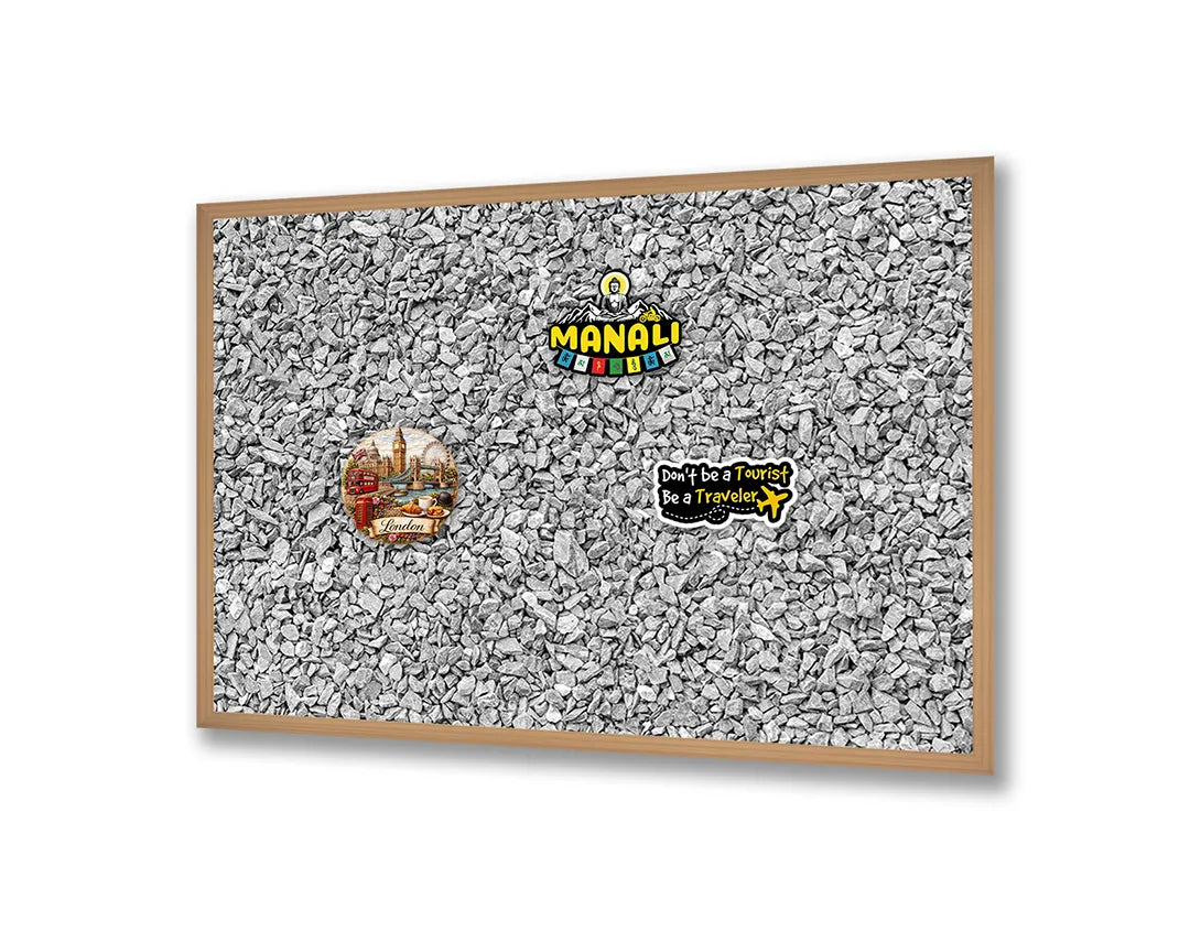 Metall Magnetboard mit hochwertigem Graue ruis Textur Design