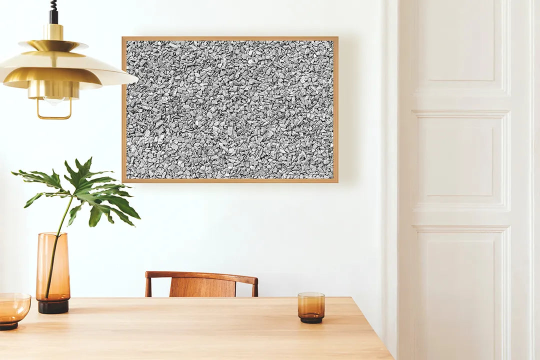 Metall Magnetboard mit hochwertigem Graue ruis Textur Design