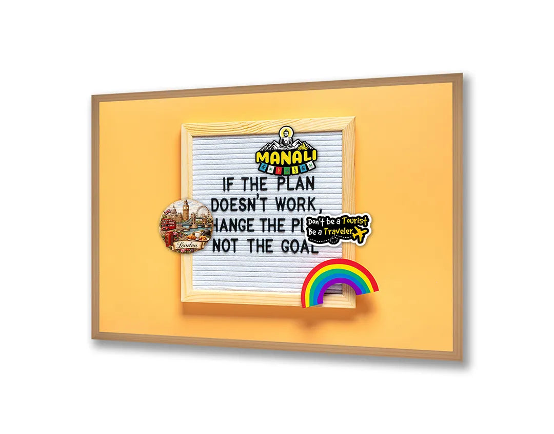 Metall Magnetboard mit hochwertigem Geel letterbord Text Design