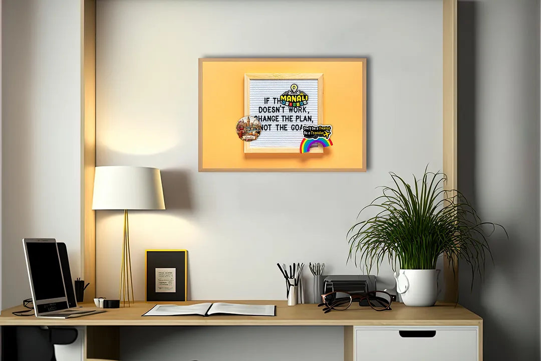 Metall Magnetboard mit hochwertigem Geel letterbord Text Design