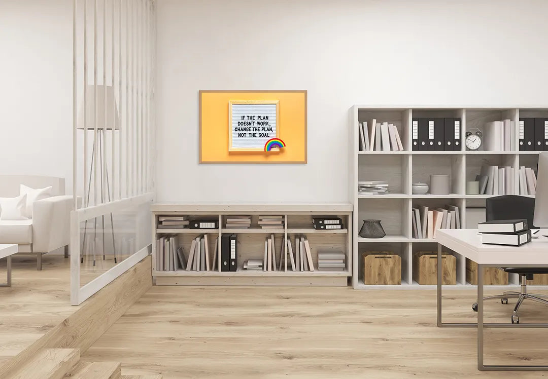 Metall Magnetboard mit hochwertigem Geel letterbord Text Design