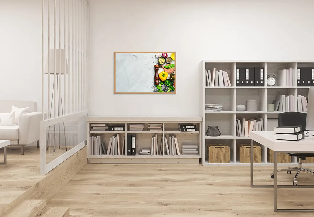 Metall Magnetboard mit hochwertigem Koken Gemüse Design