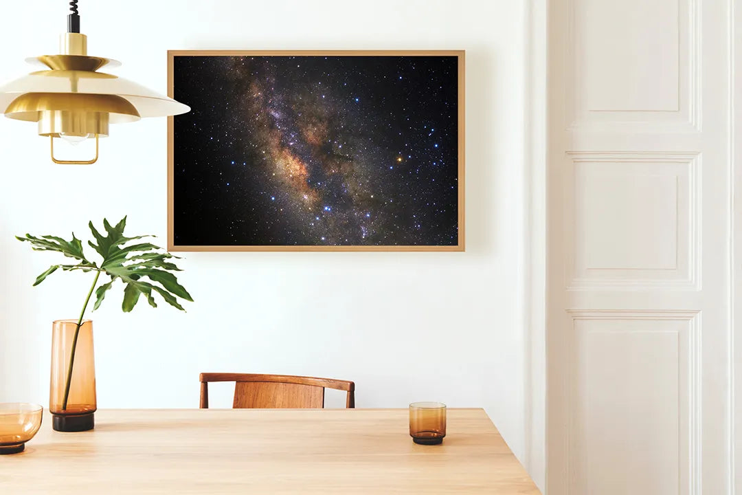 Metall Magnetboard mit hochwertigem Melkweg Design